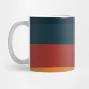 Vintage Style Retro Stripes Mug